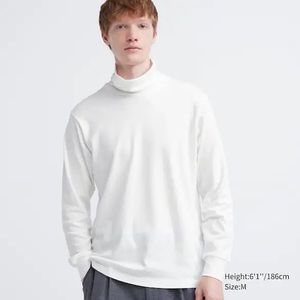 Uniqlo white turtleneck